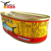 鹰金钱 豆豉鲮鱼即食罐头鱼 227*6罐
