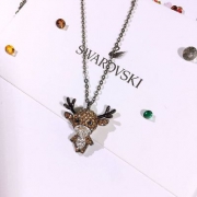 18年秋季新品，SWAROVSKI 施华洛世奇 LITTLE可爱麋鹿项链锁骨链 5409466