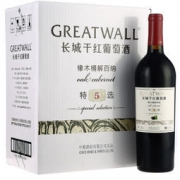 GreatWall 长城 特选5年干红葡萄酒 750ml*6瓶 *2件