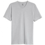 12日0点、历史低价、限尺码： H&M HM0542533-1 男士V领T恤 3件装