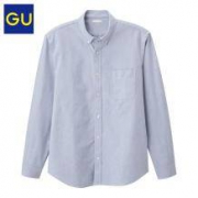 19日10点： GU 极优 294739 男士牛津纺衬衫
