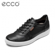 国内￥1339，限尺码 ECCO 爱步 Soft 7 柔酷7号 男士真皮休闲鞋 $63