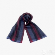 意大利产，GUCCI 古驰 男士宽条纹羊毛围巾 3色