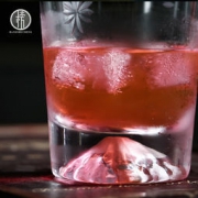 榜书城 富士山樱花玻璃杯 300ml
