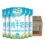 Meadow fresh 纽麦福进口纯牛奶 部分脱脂 1L*12盒/箱*2件