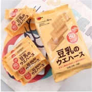 Bourbon布尔本 豆乳威化饼干休闲食品16枚入x6包