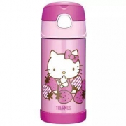 THERMOS 膳魔师 F4013 KT001 儿童不锈钢保温吸管杯 350ml
