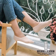 棉花精神 女士彩棉浅口薄款船袜/中筒袜 7双装