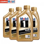 Mobil 美孚 金装美孚1号 全合成机油 0W-40 SN 1L*4
