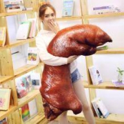 抖音同款 聆语寻 大猪蹄子抱枕 50cm