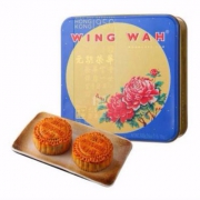 香港原装进口 元朗荣华 双黄白莲蓉月饼礼盒740g