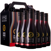 智利进口 浪琴慕莎 干红葡萄酒187mL*6瓶