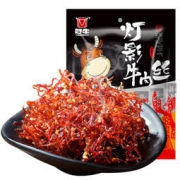 好牛 四川特产休闲零食 灯影牛肉丝爆辣味108g *14件
