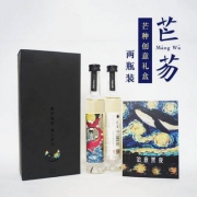 中华老字号 非遗大师研发，致中和 手工酿造女性睡前低度果酒芒芴200ml*2瓶礼盒装