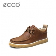 18新款国内￥1559， ECCO 爱步 Crepetray 酷锐 男士牛皮莫卡辛鞋 $87.99