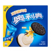 Oreo 奥利奥 早餐休闲零食 冰淇淋夹心饼干 香草味 388g *9件