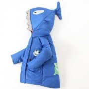 安丽虎尼 鲨鱼造型 儿童羽绒服