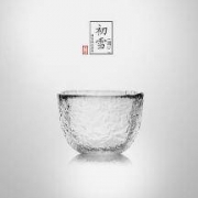当当优品 光阴系列 锤目纹品茗杯 初雪 50ml