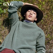2018秋季新品，GXG 男士时尚宽松羊毛衫（羊毛含量62% ）