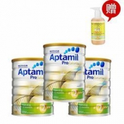 Aptamil  爱他美 白金版 配方婴幼儿配方奶粉 2段 6-12个月 900g 3件装