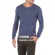 限M码，Scotch & Soda AMS Blauw 男士棉质羊绒圆领针织衫 Prime会员凑单免费直邮含税