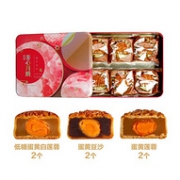新低价，美心 丰年美月月饼礼盒 6个/盒 共420g
