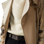BURBERRY 博柏利 男士格纹皮带