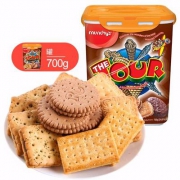 马奇新新 马来西亚进口 夹心苏打巧克力什锦饼干700g