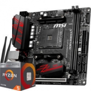 微星 B450I GAMING PLUS AC 电竞板主板+AMD 锐龙 5 2400G CPU 板U套装