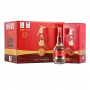 金六福 金典15 50度白酒 整箱装 475mL*6瓶 *6件