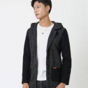 意邦伦 男子毛呢连帽外套（21%羊毛）