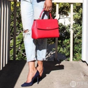 Michael Kors AVA 女士亮红色皮单肩斜挎包 2个 ￥1680包邮