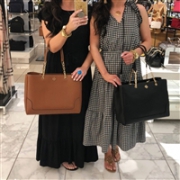 Tory Burch 托里 伯奇小号 Marsden 链条托特包 黑色