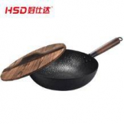 好仕达 手打老铁锅 无涂层炒锅 32cm