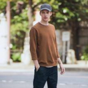 19日10点： GU 极优 GU307420000 男士7分袖套头衫