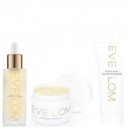 价值£155.5，EVE LOM 光彩急救护肤三件套（卸妆洁面膏200ml+急救面膜15ml+面部精华油30ml） 新低£76.3（需用码）