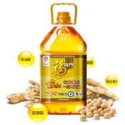 福临门 非转基因家香味一级大豆油 5L*3件