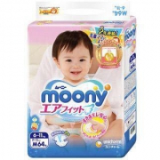 moony 尤妮佳 婴儿纸尿裤 M号 64片 *5件