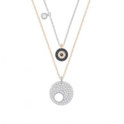 SWAROVSKI 施华洛世奇 Crystal Wishes Evil Eye 5272243 恶魔之眼二合一项链套装