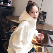 加绒加厚！Soxtoonl设图 韩版秋冬连帽卫衣