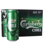 Carlsberg嘉士伯 冰纯啤酒500ml*12听