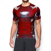Under Armour 安德玛 男子UA英雄系列钢铁侠强力伸缩上衣 1273694-625