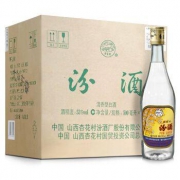 杏花村 汾酒 出口玻汾 53度 清香型白酒 500ml*12瓶