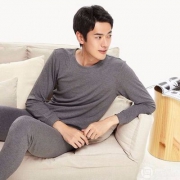 网易严选 男款 咖啡碳+5℃保暖内衣套装 4色 升级款