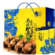 姑苏渔港 阳澄湖大闸蟹礼券1898型公3.5两 母2.5两 4对螃蟹券