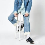 限尺码，Levi's 李维斯 501系列 Cut Off Crop Baez 男士牛仔裤 Prime会员凑单免费直邮含税