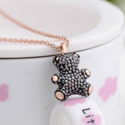 Swarovski 施华洛世奇 TEDDY 3D 立体泰迪熊项链 5300488 4色