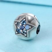 Pandora  796380NSBMX 璀璨星辰 925银固定夹 *2件
