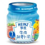 Heinz 亨氏  牛肉胡萝卜泥113g *3件