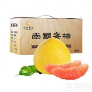 听甜 南国海南蜜柚 特级红心柚子 2粒 礼盒装 2.5-3kg 6箱 ￥118.8包邮